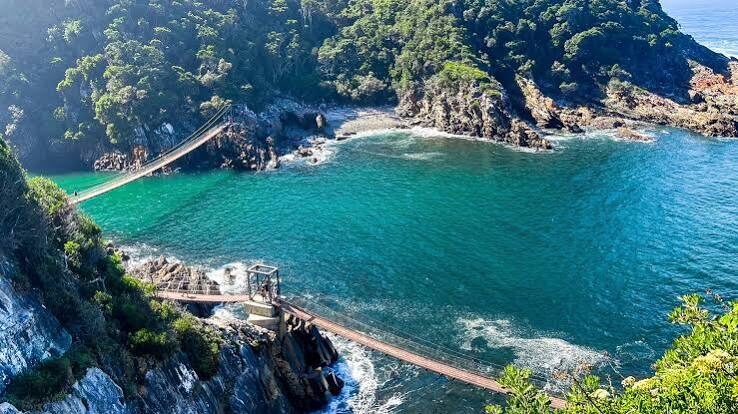 The Storms River suspension bridge