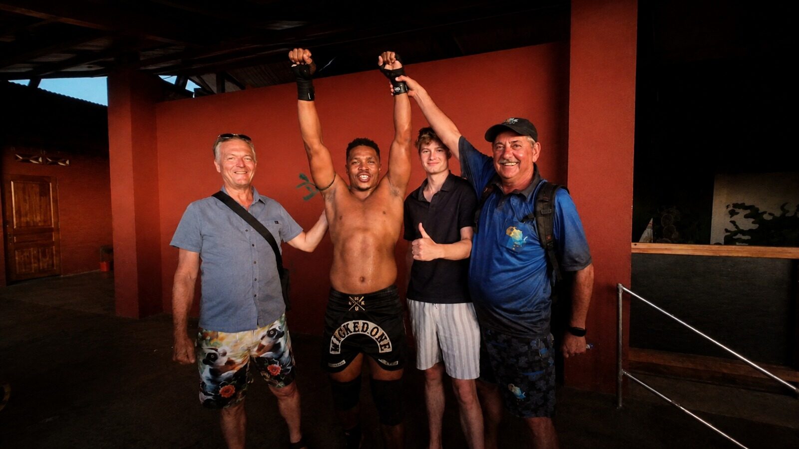 Guests with the Sunday winner