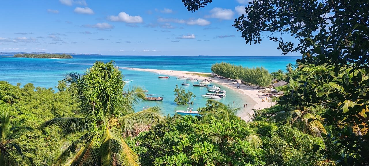 The bay at Nosy Iranja