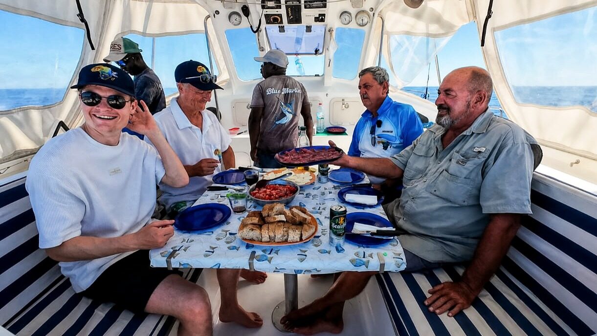 Lunch on the boat