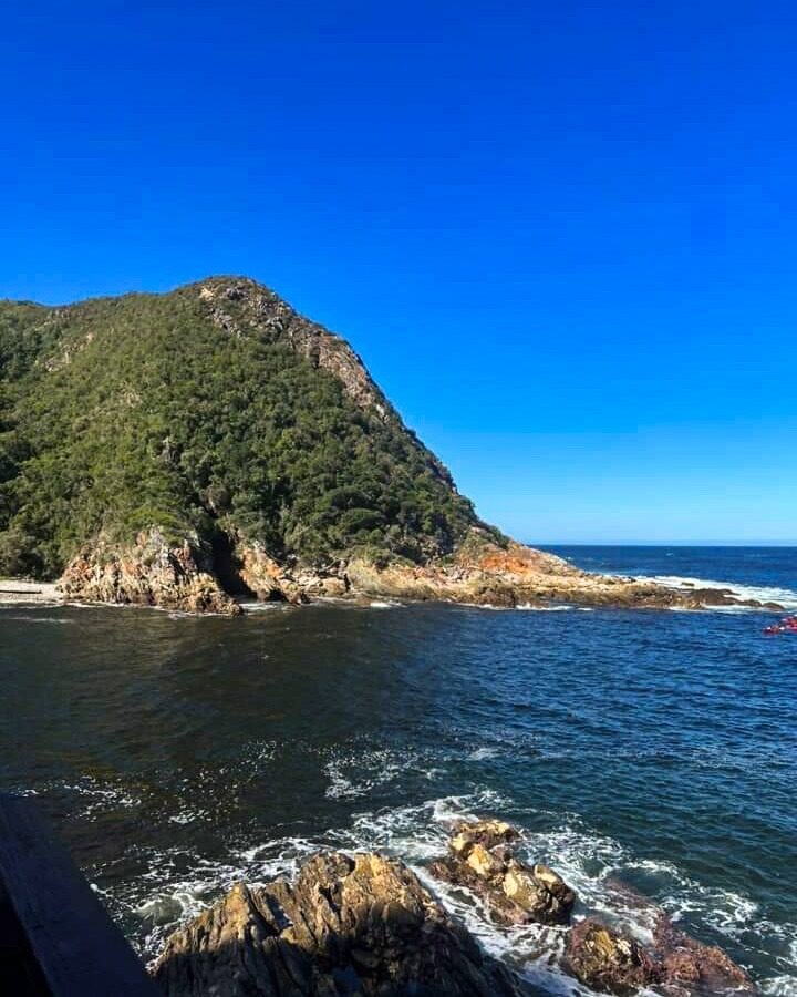 The rocky Storms River mouth on the Garden Route coast