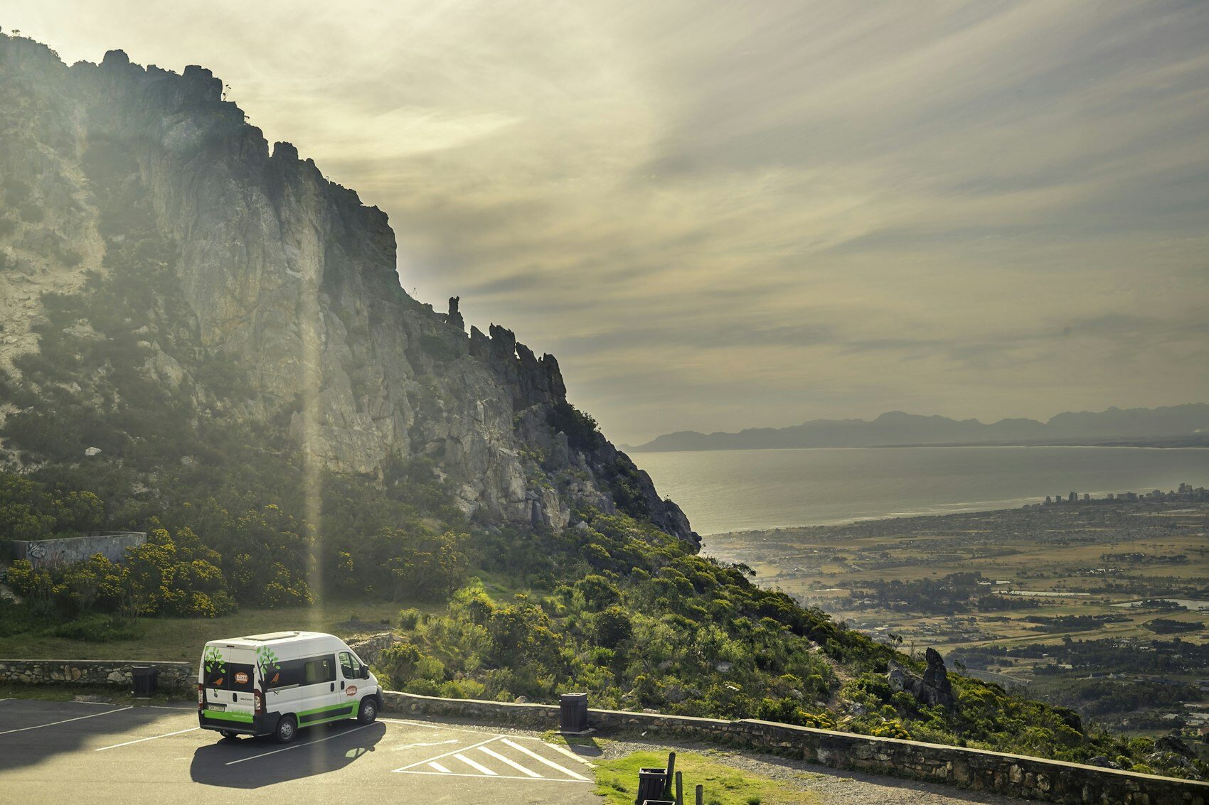 A road through the Garden Route mountains