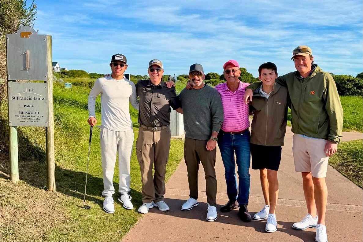 Guests on the golf course at St Francis Links